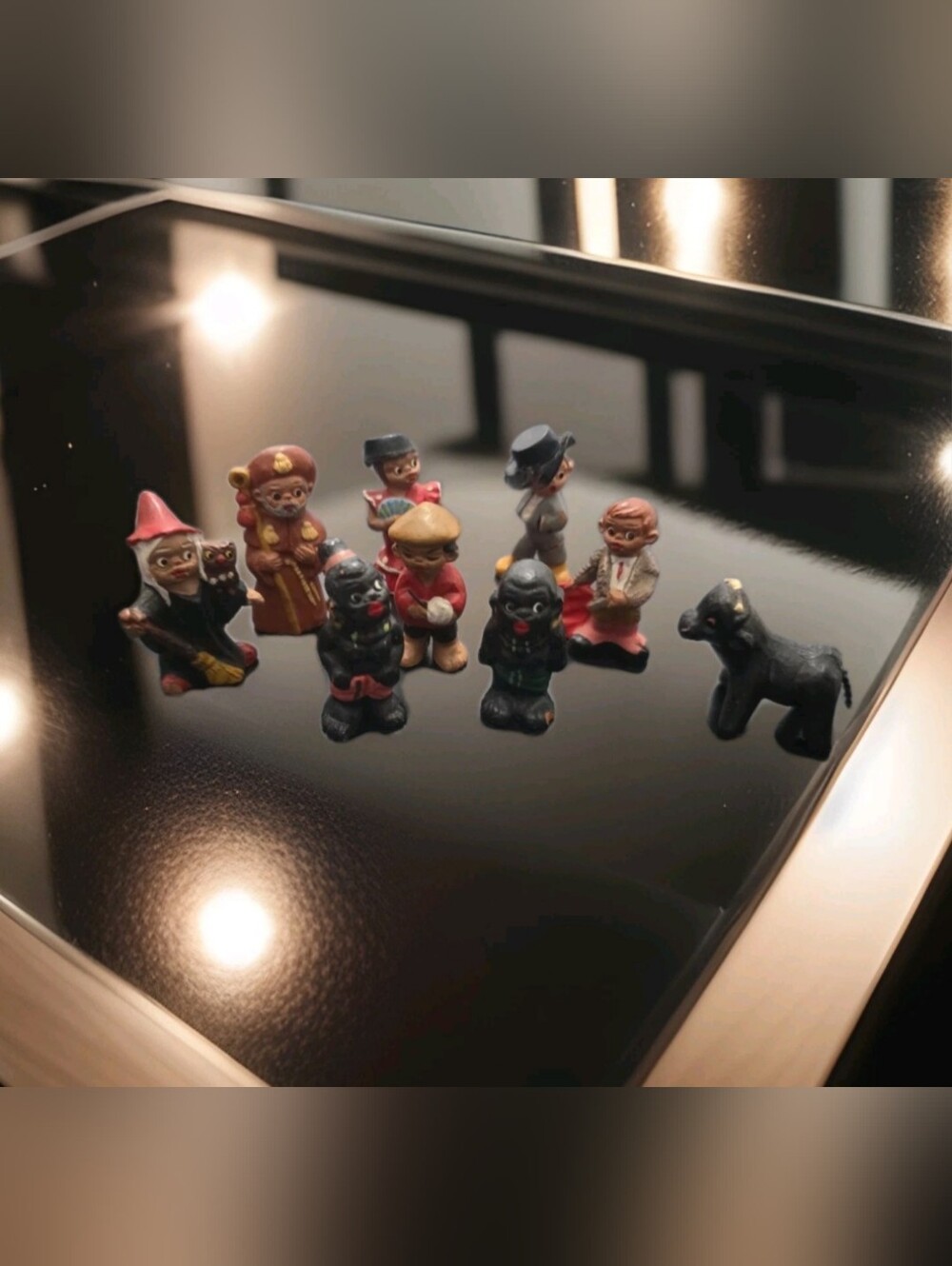 Vintage variety of mud people Set Of 9